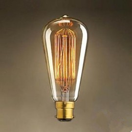 Barre à baïonnette à douille ST64 B22, lumière rétro 40 w 60 w