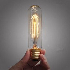 Ampoules décoratives rétro Edison à tube T10 25W 110V-240V