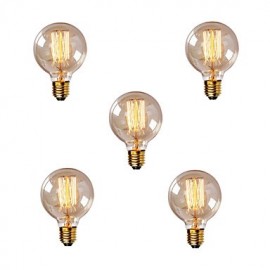 pièces G80 Vintage Edison ampoule à incandescence ampoule E27 40W ampoule à Filament ampoule 220-240V