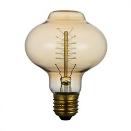 Lanterne E27 40W D80 autour du Restaurant en soie, ampoule décorative rétro Edison pour Banquet de mariage, Bar