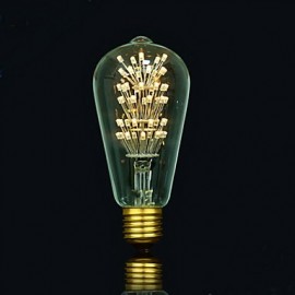 Lampe à bulles boule de soie Edison antique ST64 LED 3W (85V-265V)