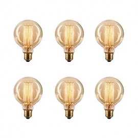 Ampoule Edison G80 E27 40W, lampe rétro Vintage, ampoule à incandescence (220-240V), 6 pièces/lot