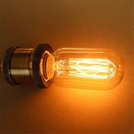 Ampoules à incandescence Vintage Edison T45 40W E27 (AC220-240V)