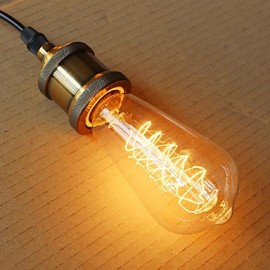 Fil E27 ST64 autour des ampoules décoratives rétro Edison 40W 220V-240V