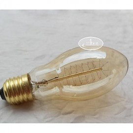 Ampoules à incandescence à Filament de carbone en soie E27 AC220-240V 40W BT75S autour de la perle