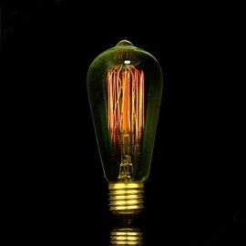 Source de lumière en tungstène Art déco Edison ST58 E27 25 W (85 V-265 V)