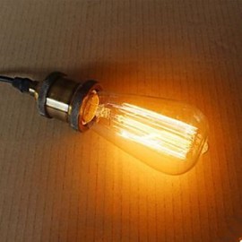 Source de lumière décorative d'art de tungstène de sucette de fil droit de ST58