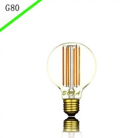 G80 6 w LED nouveau design LED ampoules à filament d'éclairage décoratif domestique (85 V-265 V)