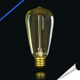 Lampe à bulles Antique Edison en soie ST64 13AK 25W (85V-265V)