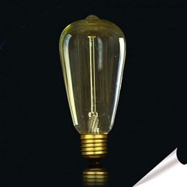 Ampoules à incandescence ST64 13 AK 25W, ampoule Edison Antique en soie (couleurs assorties)