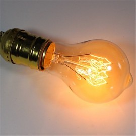 Ampoule vintage à incandescence A19 E27 40 W pour bar domestique, café, hôtel (220-240 V)