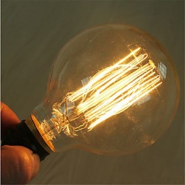 Ampoule Edison Vintage G95 E27 40W, lampe rétro à incandescence (220-240V)