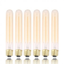 GMY – ampoule Edison T30 Vintage, 6 pièces, 60W E26/E27, ampoule de décoration 185mm