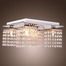 Plafonnier Cristal Moderne 5 Lumières