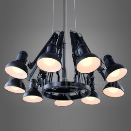 Lampe de lustre moderne/contemporain à un niveau à 9 lumières pour salle à manger, lumière de salon