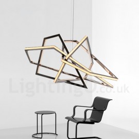 Lampe suspendue LED moderne/contemporaine pour salon, salle à manger