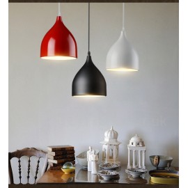 Lampe suspendue moderne/contemporaine à 1 lumière pour salle à manger, chambre à coucher, lampe de cuisine