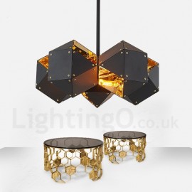 Lampe suspendue moderne/contemporaine à 5 lumières pour chambre à coucher, salle à manger, lampe de salon