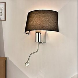 La chambre d'hôtel chambre allée Led lampe en tissu lampe de chevet avec interrupteur de lampe de chevet américain