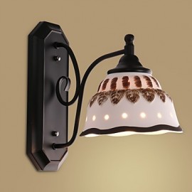 60 E26 E27 moderne/contemporain rustique/Lodge Country autres caractéristiques pour Mini Style, appliques murales Downlight applique murale