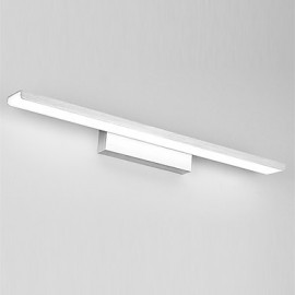 Lampe LED pour miroir de salle de bains, 61cm, 24W, haute qualité, matériaux en aluminium et acrylique, éclairage mural de maquillage, 90-240V