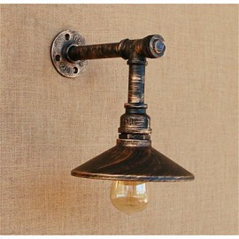 Rustique/Lodge/campagne en laiton Antique pour ampoule incluse, applique murale à lumière ambiante