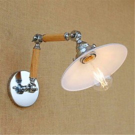 4W E26/E27 Rustique/Lodge / Country Chrome Caractéristique pour LED / Bras pivotant / Ampoule incluse, Lumière ambianteBras pivotant