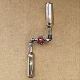 6W E27 BGB005 Rustique/Lodge Laiton Caractéristique pour Ampoule IncluseLumière Ambiante Appliques Murales Applique Murale Bleu Gris Fumée