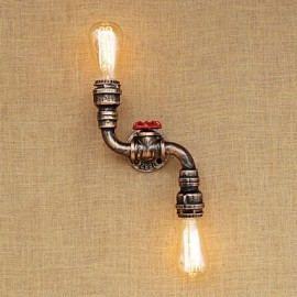 80 W E26/E27 rustique/Lodge Country en laiton pour ampoule de style mini incluse, lumière ambiante, appliques murales.