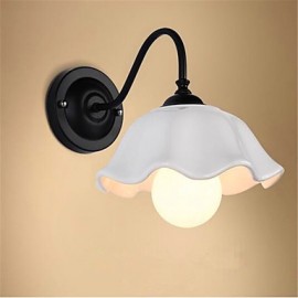 E26/E27 Peinture de campagne moderne/contemporaine Caractéristique pour LED Style mini Ampoule incluse Protection des yeux Lumière ambiante Mur LED