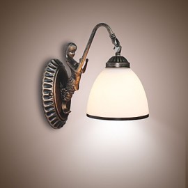 Style européen rétro salon chambre lampe porche applique balcon café applique murale