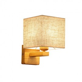 Lampe de table minimaliste en bois massif, lampe de bureau de chevet