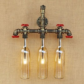 G4 LED Vintage Country Bronze Antique caractéristique lumière ambiante appliques murales applique murale