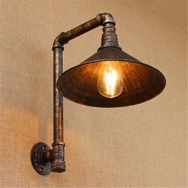 Rustique/Lodge/campagne en laiton Antique pour ampoule incluse, applique murale à lumière ambiante