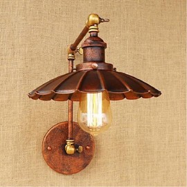 40W E27 B09L bras Long demi-rouille rétro créatif nostalgique rétractable applique murale pliante applique murale