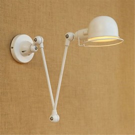 40 E14 Moderne/Contemporain Rustique/Lodge Country Peinture Caractéristique pour Bras Oscillant Ampoule Inclus Protection des Yeux, Lumière AmbianteSwing