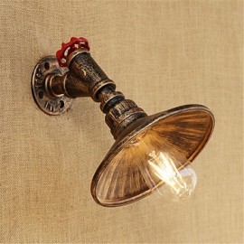 E26/E27 pays rétro peinture caractéristique pour Mini Style ampoule incluse, lumière ambiante mur LED lumières applique murale