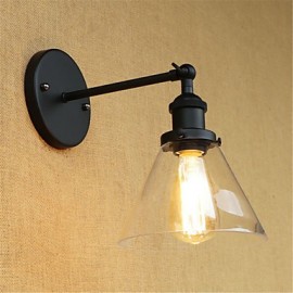 Country Retro Fonctionnalité galvanisée pour ampoule de style mini incluse Protection des yeux Appliques murales à lumière ambiante