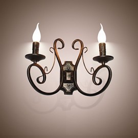 Nouveau Rétro grenier Style américain rétro applique chambre lampe applique bougie lampe