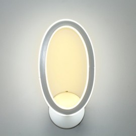 Lampe murale LED d'intérieur en aluminium, design original et moderne, luminaire de fond pour couloir, escalier, porche