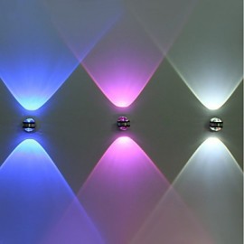 Multi-T Color AC85-265 2 LED Fonction LED intégrée pour applique murale à lumière ambiante de style mini