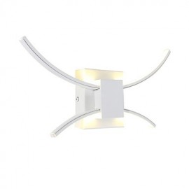 LED 18 W intégrée, fonction anodisée moderne/contemporaine pour la protection des yeux LED. Applique murale Uplight.