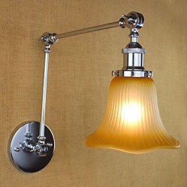 Fonctionnalité électrolytique Country Retro pour ampoule à bras oscillant, protection des yeux incluse, lumière ambiante, bras oscillant