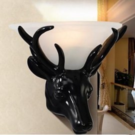 Applique murale tête de cerf contemporaine et contractée, lampe murale créative à la mode pour salon et chambre à coucher