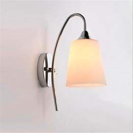 Lampe murale de chambre d'hôtel d'allée de chevet en verre minimaliste moderne