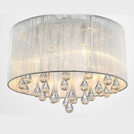 Plafonnier Moderne Cristal 4 Lumières