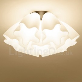 Lustres E27 intégrés à 7 lumières rustiques/Lodge LED pour salon, salle à manger, chambre à coucher