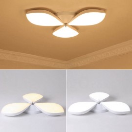 3 lumières LED modernes/contemporaines intégrées pour salon, salle à manger, chambre à coucher, montage encastré en métal