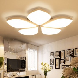 5 lumières LED modernes/contemporaines intégrées pour salon, salle à manger, chambre à coucher, montage encastré en métal