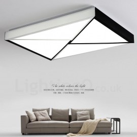 Lampe LED intégrée moderne/contemporaine pour salon, salle à manger, chambre à coucher